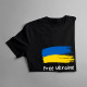 Free Ukraine - tricou pentru femei cu imprimeu