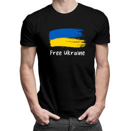 Free Ukraine -  tricou pentru bărbați cu imprimeu