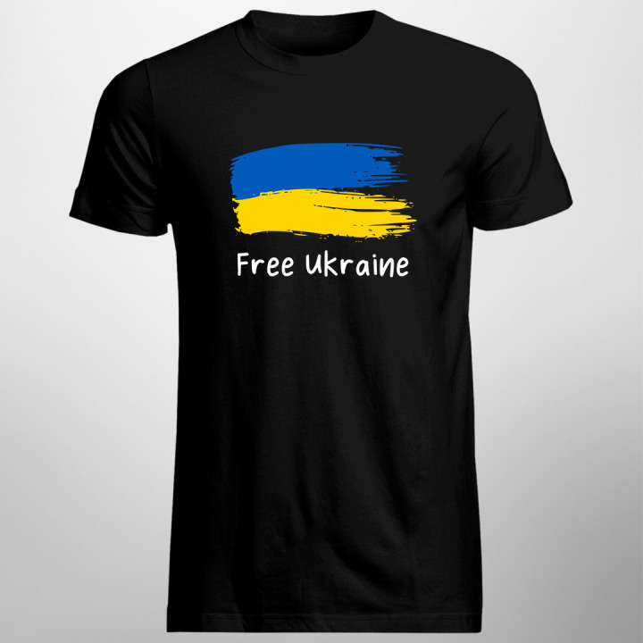 Free Ukraine -  tricou pentru bărbați cu imprimeu