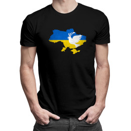 Ucraina liberă -  tricou pentru bărbați cu imprimeu
