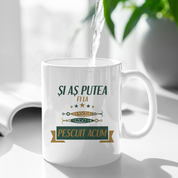 Și aș putea fi la pescuit acum v2- cană