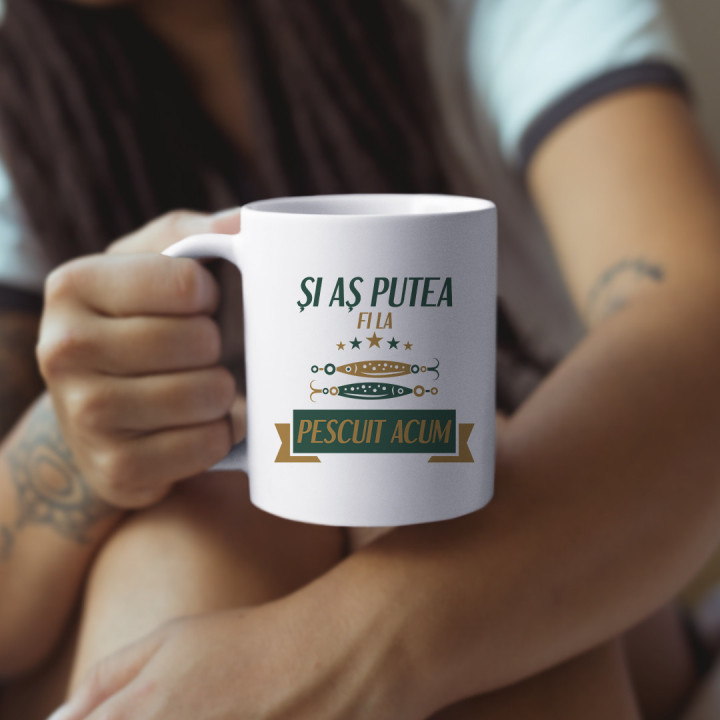 Și aș putea fi la pescuit acum v2- cană
