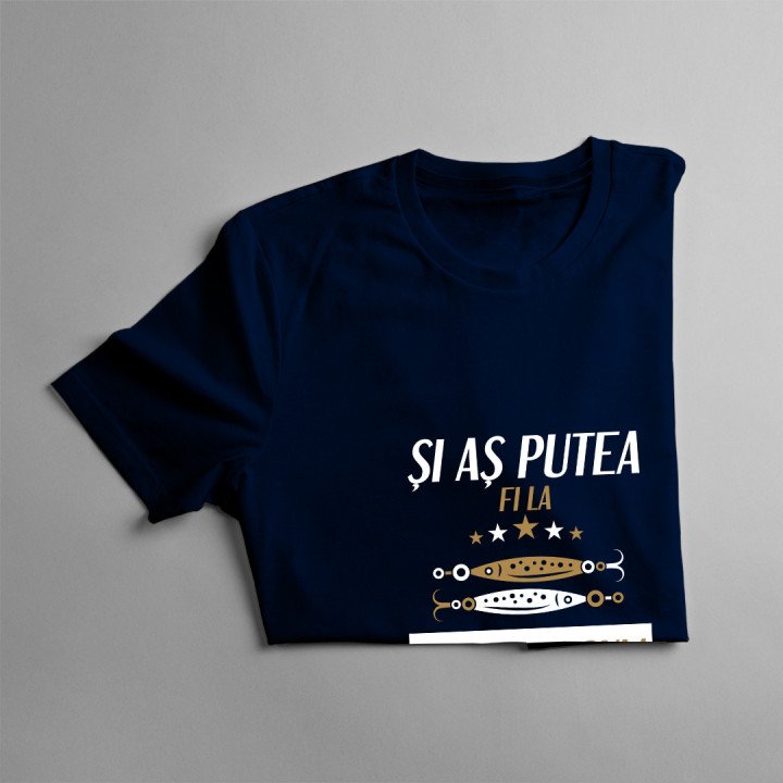 Și aș putea fi la pescuit acum v2 - tricou pentru bărbați cu imprimeu