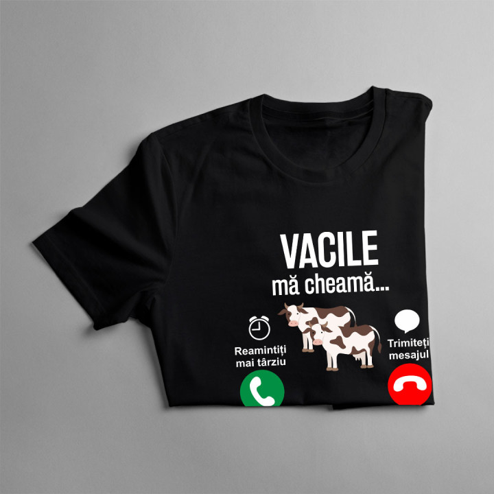 Vacile mă cheamă, trebuie să plec - tricou pentru femei cu imprimeu