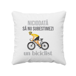 Niciodată să nu subestimezi un biciclist - pernă