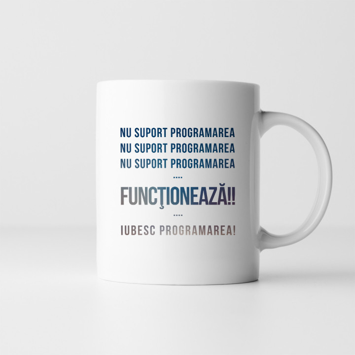 Nu suport programarea - cană