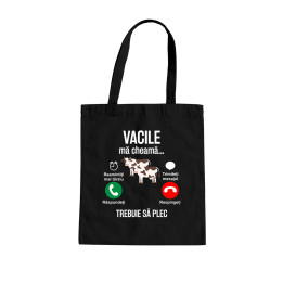 Vacile mă cheamă trebuie să plec - Geantă cu imprimeu