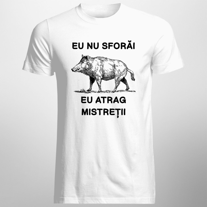 Eu nu sforăi, eu atrag mistreții - T-shirt pentru bărbați cu imprimeu