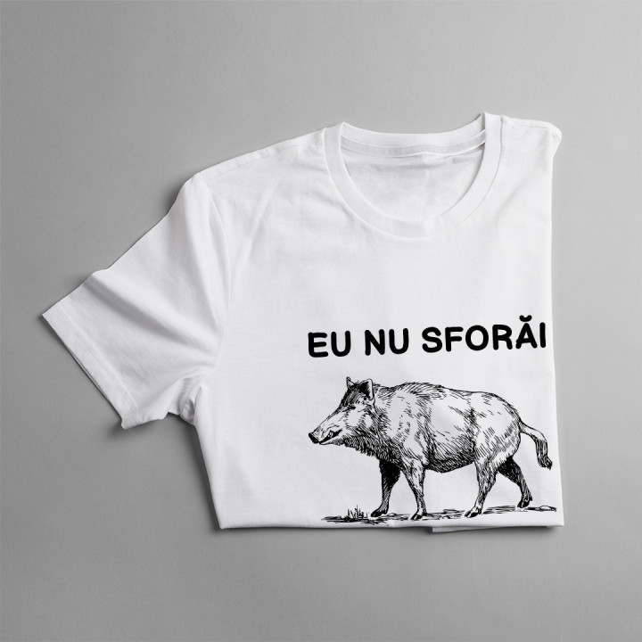 Eu nu sforăi, eu atrag mistreții - T-shirt pentru bărbați cu imprimeu