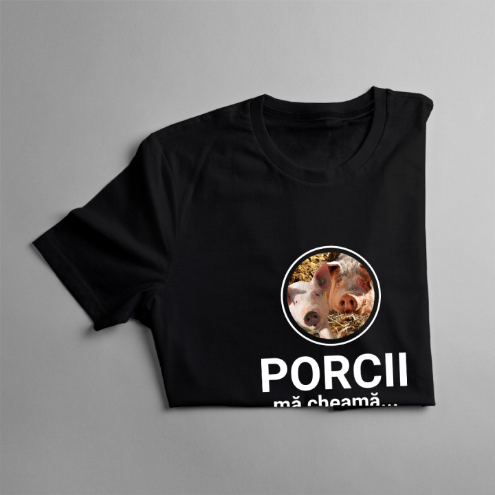 Porcii mă cheamă, trebuie să plec - tricou pentru femei cu imprimeu