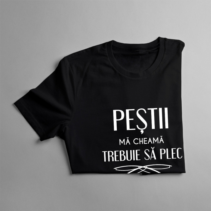 Peștii mă cheamă, trebuie să plec v2 - tricou pentru femei cu imprimeu