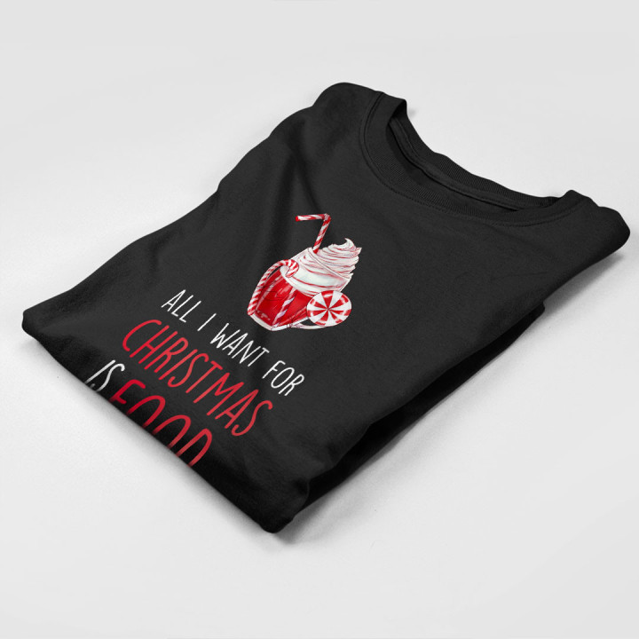 All I want for christmas is food - tricou pentru bărbați cu imprimeu