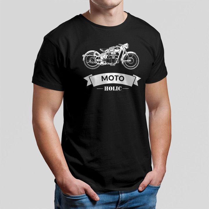 Motoholic - tricou pentru bărbați cu imprimeu