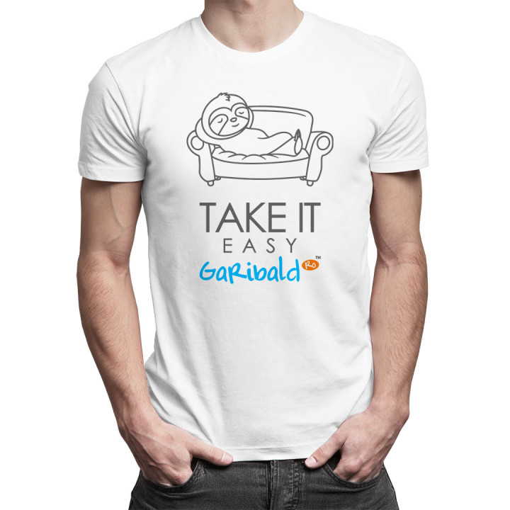 Take it easy - T-shirt pentru bărbați cu imprimeu