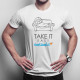 Take it easy - T-shirt pentru bărbați cu imprimeu