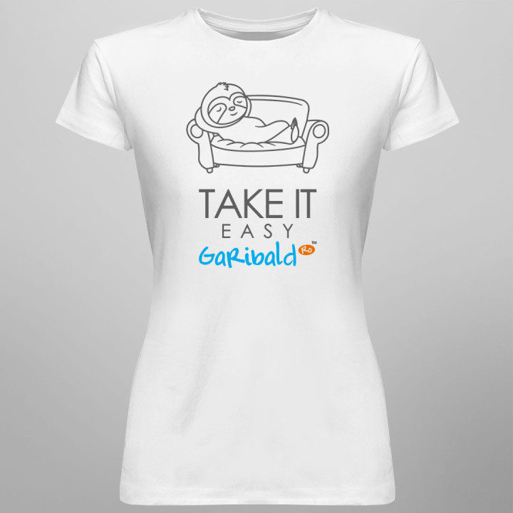 Take it easy - T-shirt pentru femei cu imprimeu