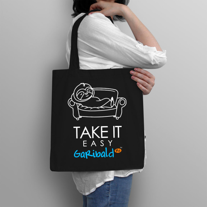 Take it easy - Geantă cu imprimeu