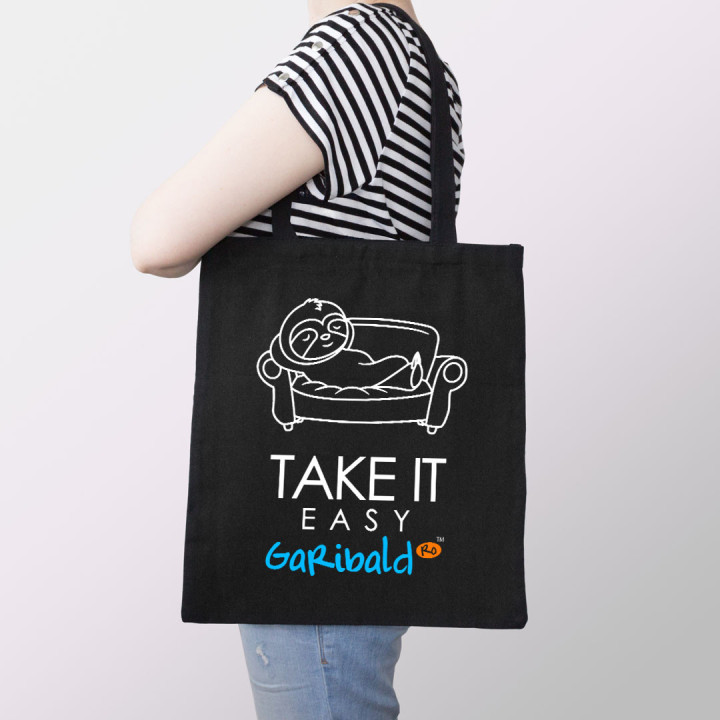 Take it easy - Geantă cu imprimeu