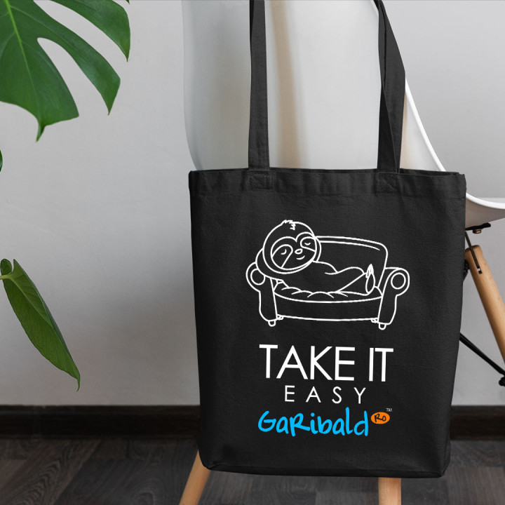 Take it easy - Geantă cu imprimeu