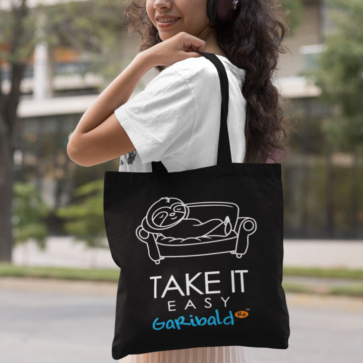 Take it easy - Geantă cu imprimeu