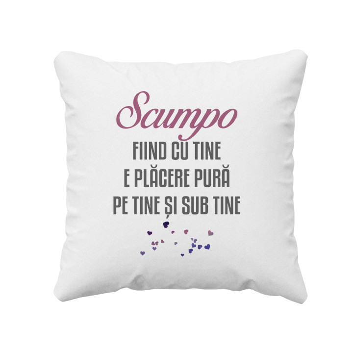 Scumpo, fiind cu tine e plăcere pură pe tine și sub tine v2 - pernă