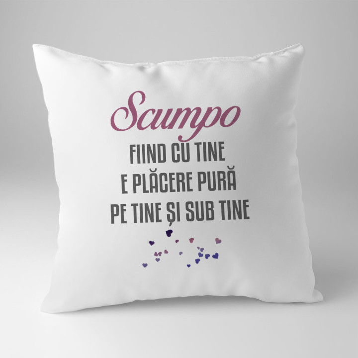 Scumpo, fiind cu tine e plăcere pură pe tine și sub tine v2 - pernă