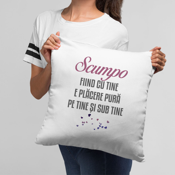 Scumpo, fiind cu tine e plăcere pură pe tine și sub tine v2 - pernă