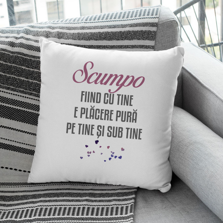 Scumpo, fiind cu tine e plăcere pură pe tine și sub tine v2 - pernă