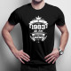 1983 Nașterea unei legende 40 ani! - tricou pentru bărbați cu imprimeu