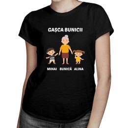 Gașca bunicii - tricou pentru femei cu imprimeu - produs personalizat