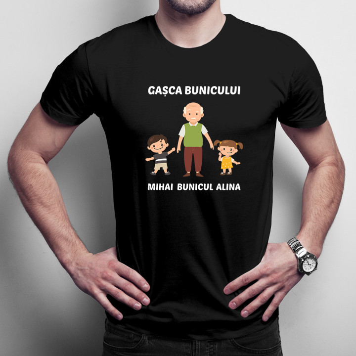 Gașca bunicului-  tricou pentru bărbați cu imprimeu - produs personalizat