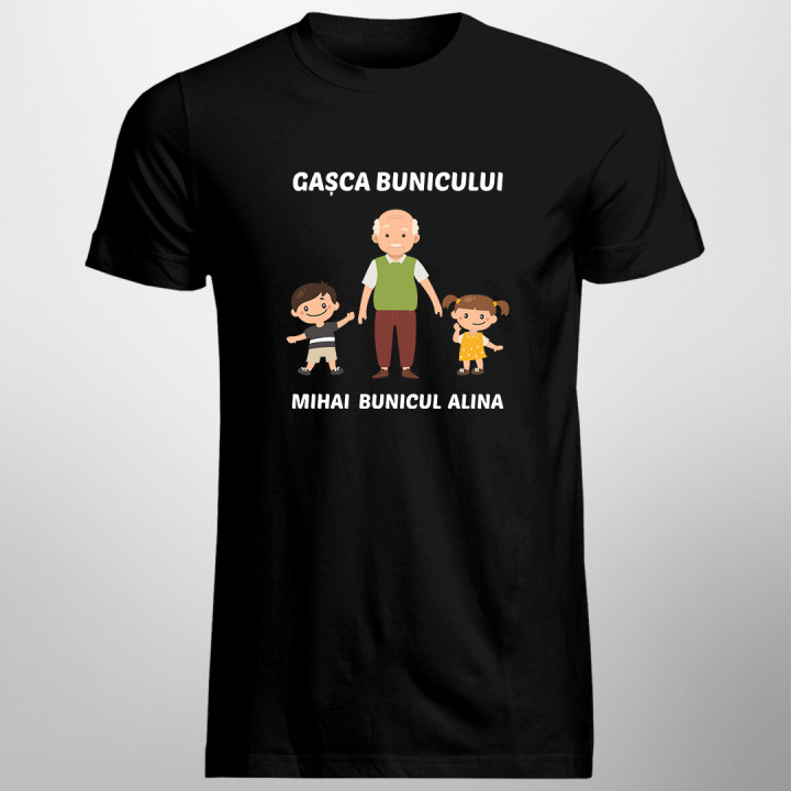 Gașca bunicului-  tricou pentru bărbați cu imprimeu - produs personalizat