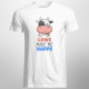 Cows make me happy - tricou pentru bărbați cu imprimeu