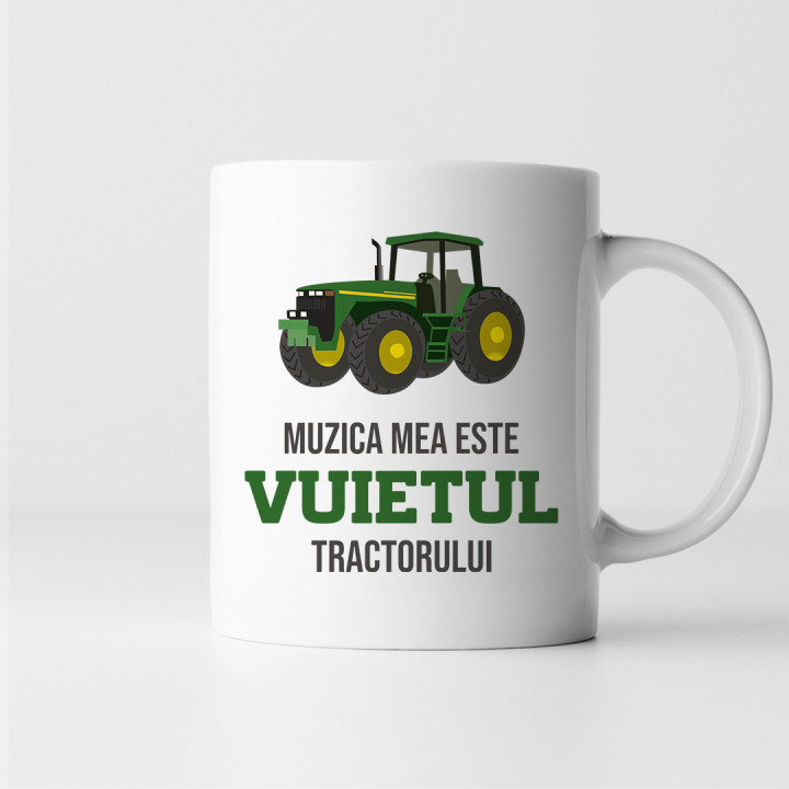 Muzica mea este vuietul tractorului  - cană