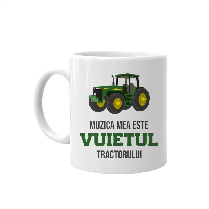 Muzica mea este vuietul tractorului  - cană