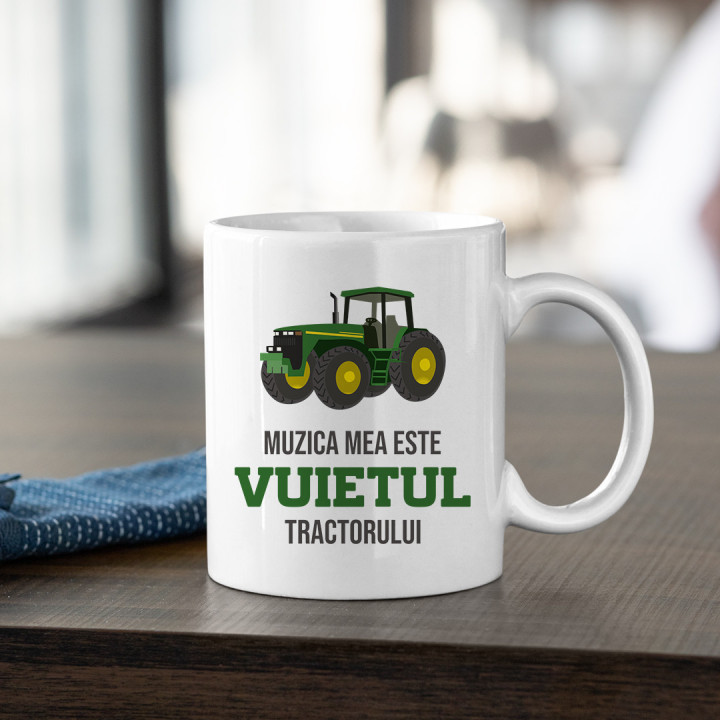 Muzica mea este vuietul tractorului  - cană