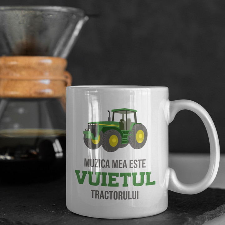 Muzica mea este vuietul tractorului  - cană