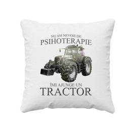 Nu am nevoie de psihoterapie, îmi ajunge un tractor - pernă