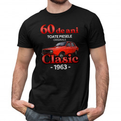 60 de ani Toate piesele originale Clasic din 1963 - tricou pentru bărbați cu imprimeu