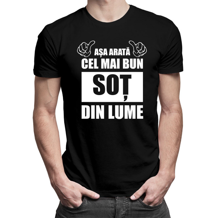 Așa arată cel mai bun soț din lume - tricou pentru bărbați cu imprimeu