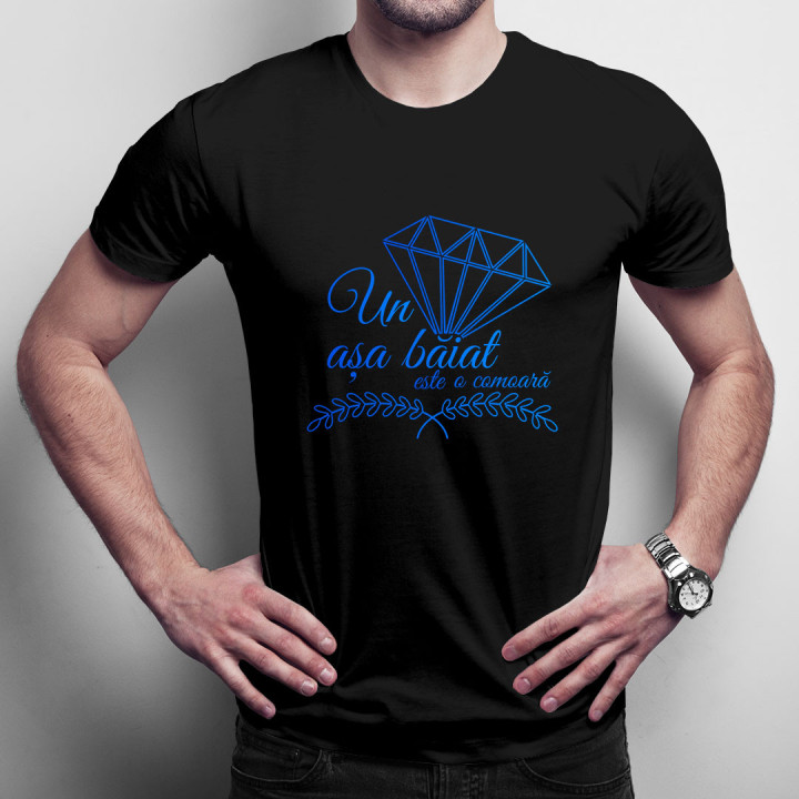 Un așa băiat este o comoară - tricou pentru bărbați cu imprimeu