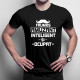 Frumos, amuzant, inteligent și ocupat - tricou pentru bărbați cu imprimeu