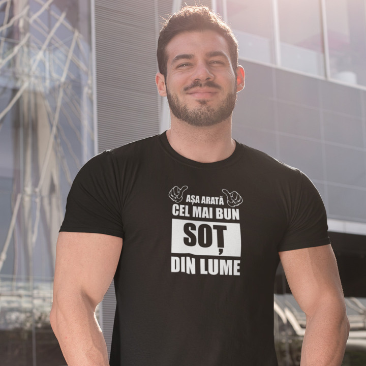 Așa arată cel mai bun soț din lume - tricou pentru bărbați cu imprimeu