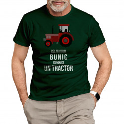 Cel mai bun bun bunic conduce un tractor - tricou pentru bărbați cu imprimeu
