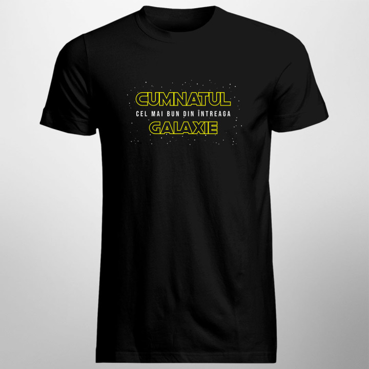 Cumnatul - cel mai bun din întreaga galaxie - tricou pentru bărbați cu imprimeu
