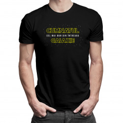 Cumnatul - cel mai bun din întreaga galaxie - tricou pentru bărbați cu imprimeu