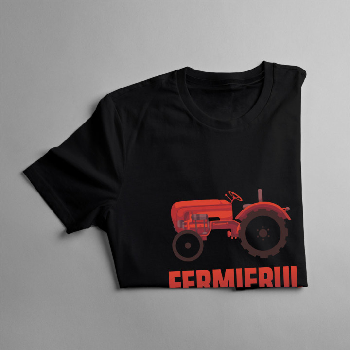 Fermierul nu pune întrebări inutile - tricou pentru bărbați cu imprimeu