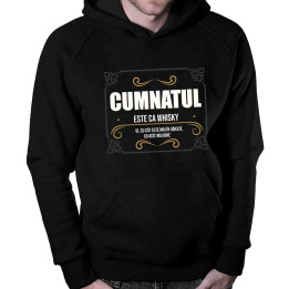 Cumnatul este ca whisky - bluză bărbătească cu imprimeu