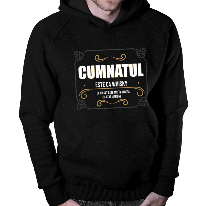 Cumnatul este ca whisky - bluză bărbătească cu imprimeu