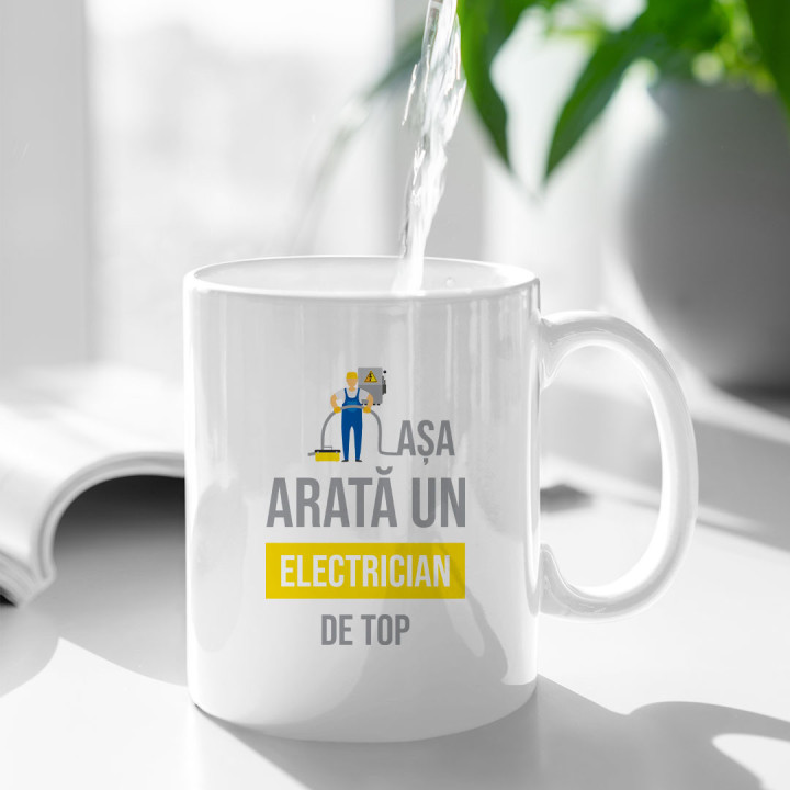 Așa arată un electrician de top - cană
